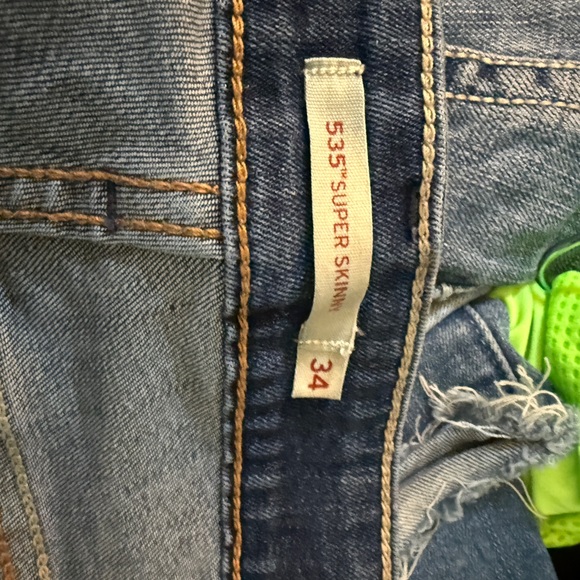 Levi's Women's Skinny Jeans - Dark Blue - Picture 3 of 3